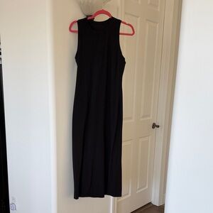 lululemon athletica Black Midi Dress size 8
